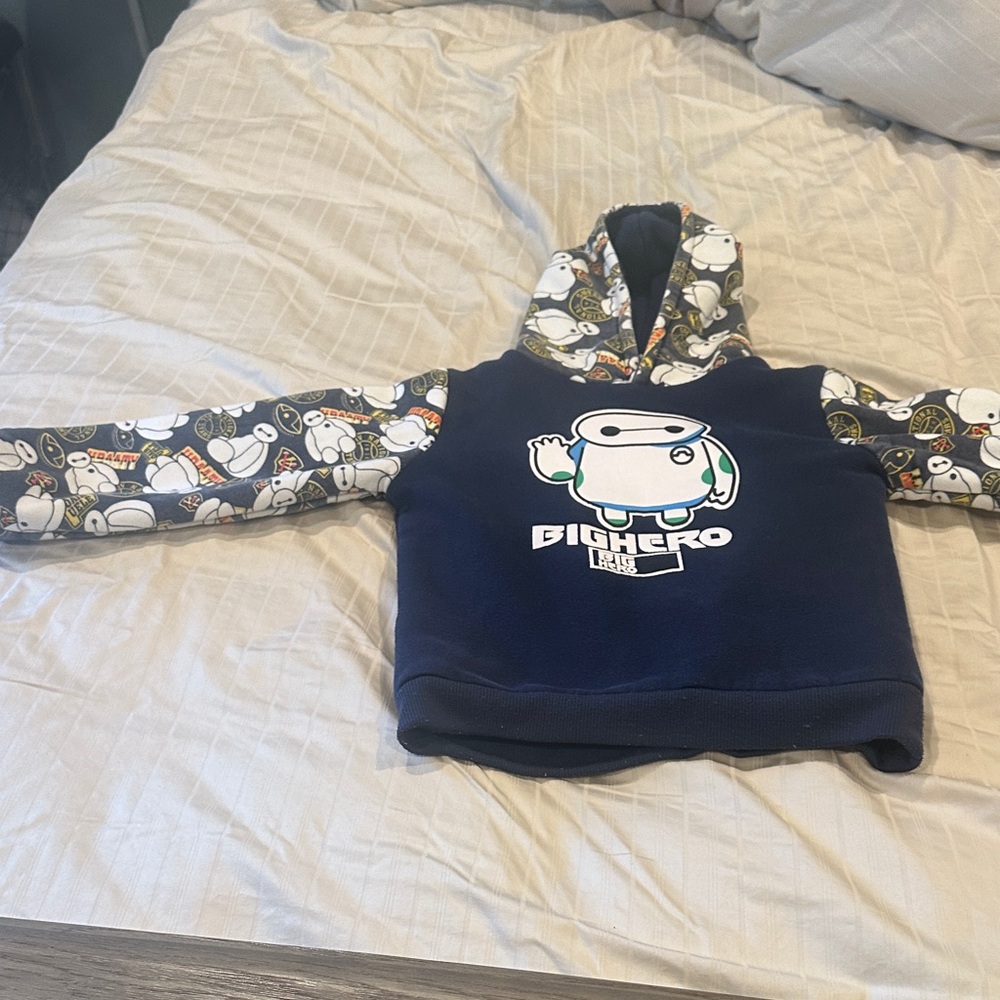 Kids Hoodie - Navy and Multicolor